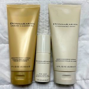 new Donna Karan lotion set